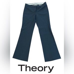 Theory - Charcoal Trousers - Size 6